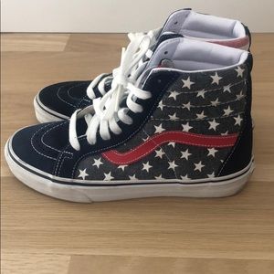 Vans sk8 high American flag sneakers